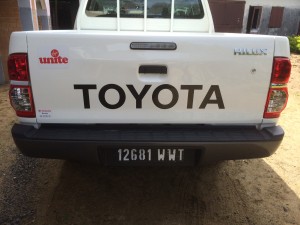 Thanks to matching donations from William and Alexandra Anlyan and the charitable organization Virgin Unite, the Duke Lemur Center’s three-year-old SAVA conservation program now has a new Toyota pickup truck.