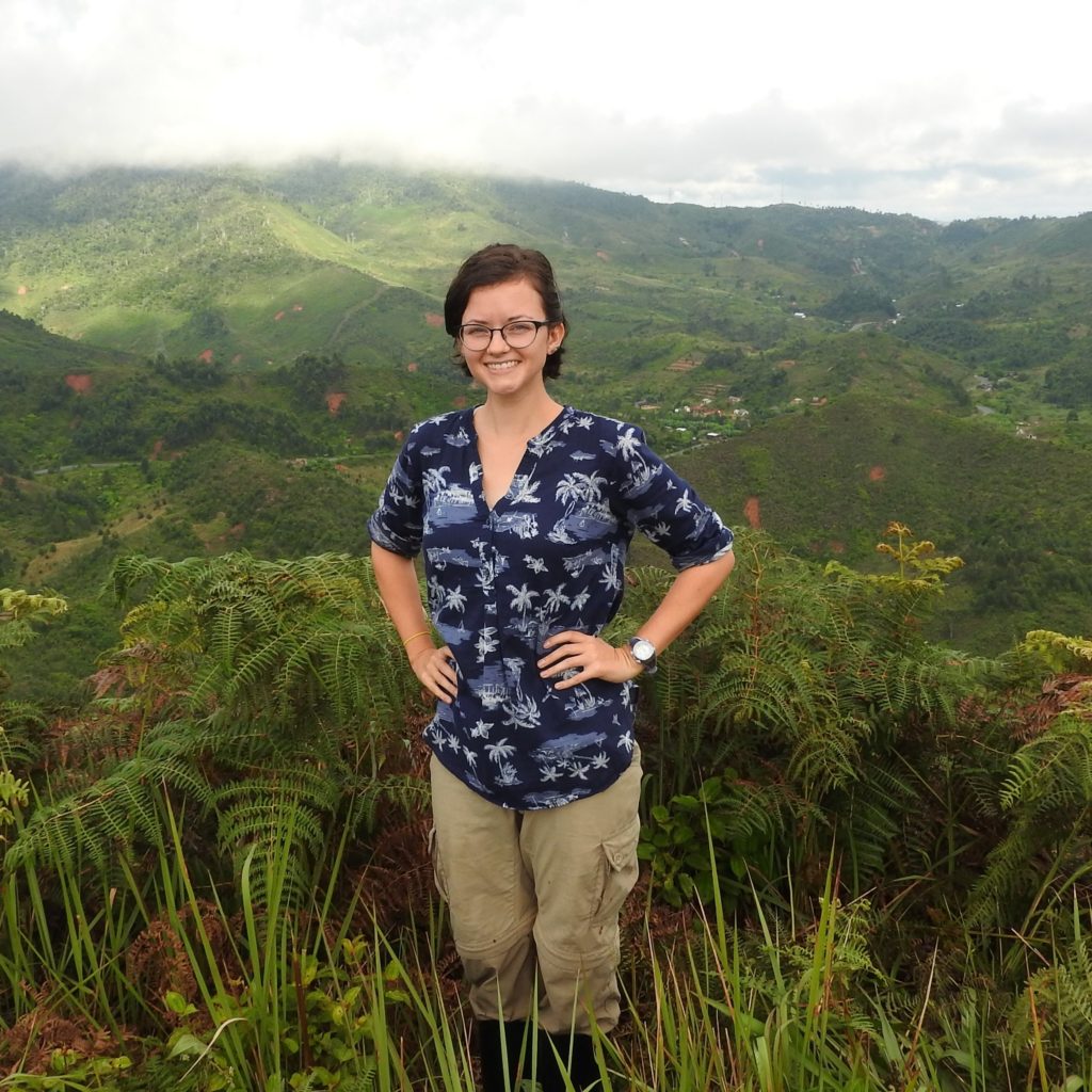 Staff Photo of Karie Whitman standing in a field in Madagascar