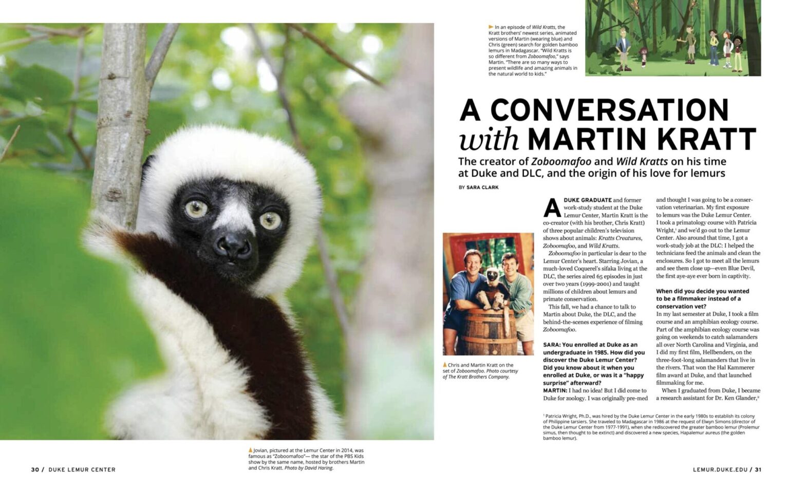 A Conversation with Martin Kratt - Duke Lemur Center